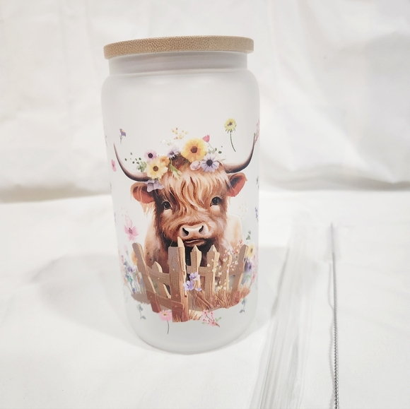 Hyland Cow sunflower cup - Picture 1 of 2